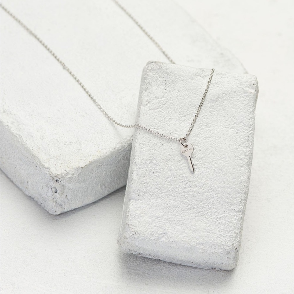 Giving Keys Mini Key Believe Necklace